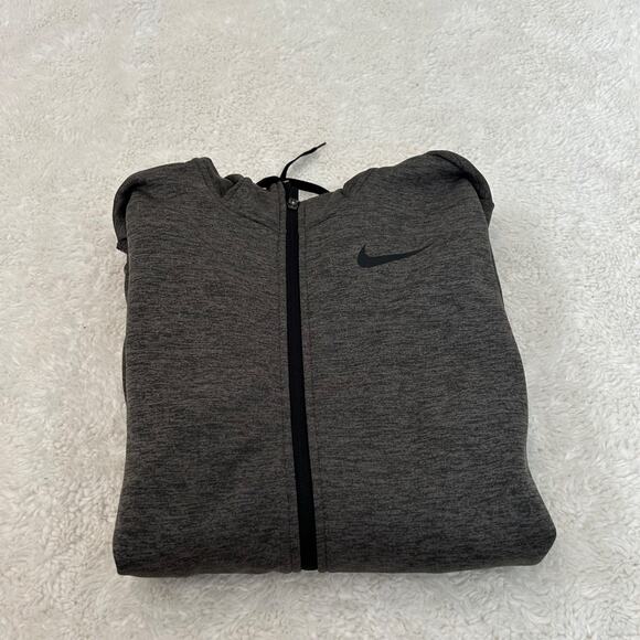 Nike Other - Nike Mens Training Therma Fit Full Zip Up Hoodie Sz S Grey Casual Athleisure Lux